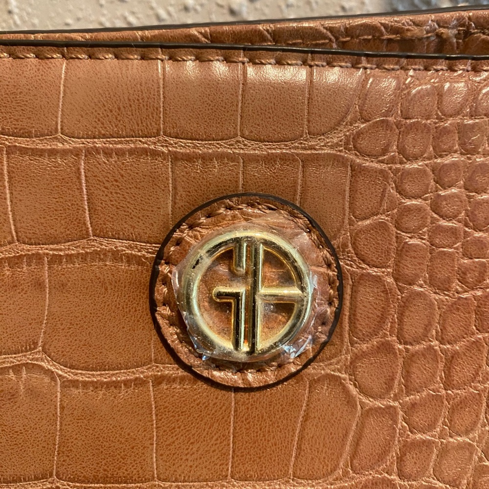 Giani Bernini Croc Embossed Tote - Picture 2 of 11